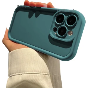 M.tk moveteck Iphone 15 Pro Kılıf Kare Kamera Korumalı Yumuşak Ince Hafif Zarif Tasarım Darbeye Dayanıklı Yükseltili Kapak