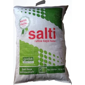 Iyotsuz Öğütülmüş 10 kg Kaya Tuzu
