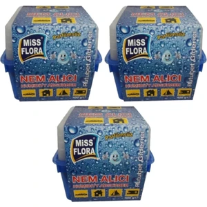 Miss Flora 3'lü Akıllı Paket (3 Adet 450 gr Nem Alıcı)