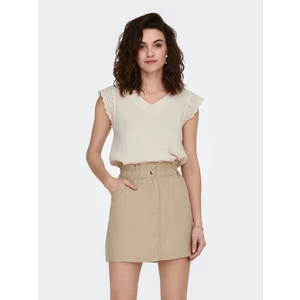 Kadın Bluz Krem 15292918 Onlthyra Sl Mıx Top Noos Wvn