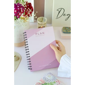 Deep Notebook Süresiz Planlayıcı Ajanda A5 Spiralli Love Tasarım