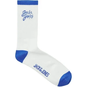 Jack & Jones 12252044 Jaccal Logo Tennis Sock Beyaz-Mavi