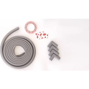 Agubugu Baby - Slim (Ince) Kauçuk Kenar + Köşe Koruyucu Set Gri
