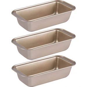 Ekmek Tavası 3 Paket Yapışmaz Karbon Çelik Tost Tavası, Tost Tavası, Turta, Krep, Pizza (Altın Sarısı) (Yurt Dışından)