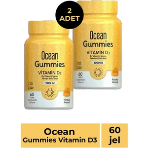Ocean Gummies Vitamin D3 60 Çiğneme Form 2 Adet
