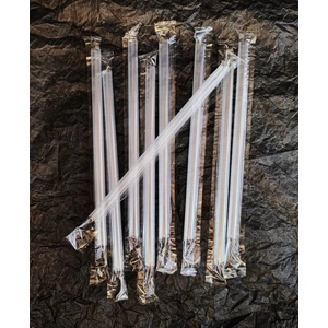 Motifilla Harman Bubble Tea  Pipeti 100 Adet Jelatin Korumalı