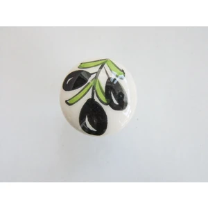 Seramik Başlıklı Zeytin Desenli Zeytinyağı/şarap Şişesine Uygun Mantar Kapak Tıpa (28MMX18MM H40MM)