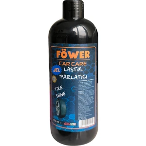 Lastik Parlatıcı + Lastik Parlatma Süngeri Yoğun Kıvamlı Jel Lastik Parlatma Oval Uygulama Sünger 400 ml