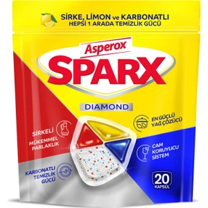 Sparx Diamond Bulaşık Kapsülü 20'li
