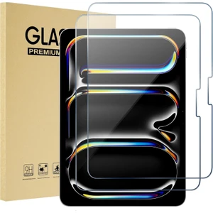 iPad Pro 13 İnç M4 iPad Air 13 İnç M2 2024 Temperli Cam Ekran Koruyucu