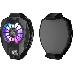 Telefon Soğutma Fanı Göstergeli Cep Telefonu Radyatör Soğutucu Oyun Hızlandırıcı Kablolu