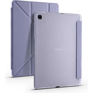 TEKNETSTORE Samsung Galaxy Tab S6 Lite SM-P620 10.4" Kılıf Kalem Bölmeli Standlı Katlanabilir Kalemlikli Silikon