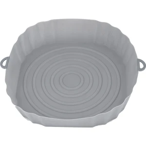 20CM Hava Fritözler Fırın Fırın Tepsisi Kızarmış Tavuk Sepeti Mat Airfryer Silikon Pot Yuvarlak Yedek Izgara Tavası (Yurt Dışından)