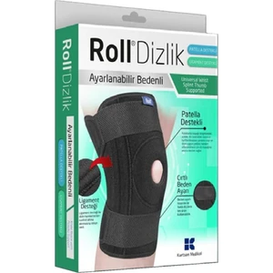 Patella Ve Ligament Destekli Dizlik Ayarlanabilir Bedenli