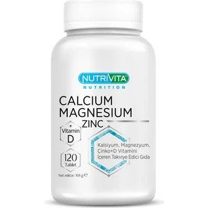 Nutrivita Nutrition Calcium Mağnesium Zinc Vitamin D