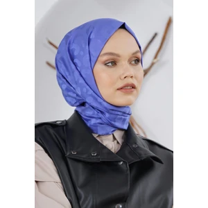Scarf Floş Jakar Serisi Leopar Desenli Şal