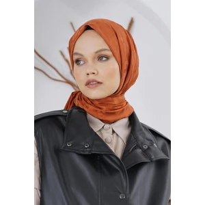 Scarf Floş Jakar Serisi Leopar Desenli Şal