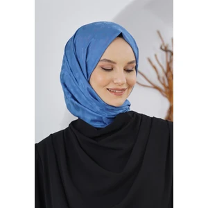 Scarf Floş Jakar Serisi Leopar Desenli Şal