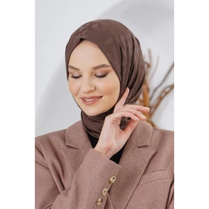 Scarf Floş Jakar Serisi Leopar Desenli Şal