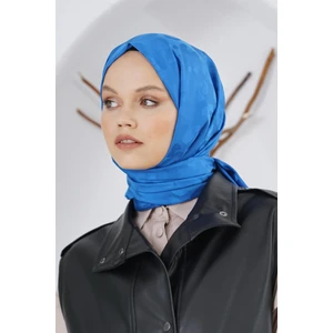 Scarf Floş Jakar Serisi Leopar Desenli Şal