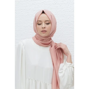 Scarf Abiye ve Günlük Kullanım, Parlak Tek Renk Polina Şal