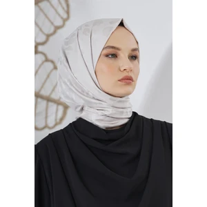 Scarf Floş Jakar Serisi Leopar Desenli Şal