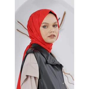 Scarf Floş Jakar Serisi Leopar Desenli Şal