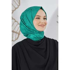 Scarf Floş Jakar Serisi Leopar Desenli Şal