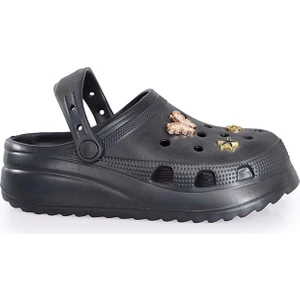 Sonımıx EZ129.01 Zenne Yüksek Crocs - Siyah - 39