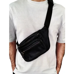 Ottomans Deri Çok Bölmeli Bel ve Omuz Çantası