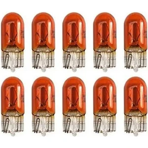 10 Adet T10 W5W Dipsiz Park Ampulü Amber Turuncu