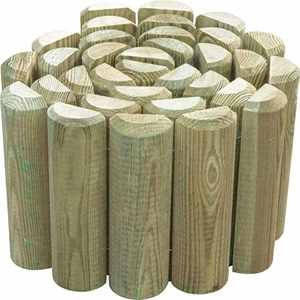 Biooma Bakassi Ahşap Bahçe Bordürü 180 cm x 25 cm