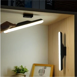 5 Watt Şarjlı LED Işık Mıknatıslı LED Lamba Dimmerli Nova Siyah Hero LED Aplik 3 Farklı Renk Işık