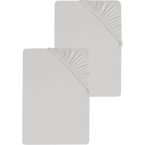 2 Adet Düz Pamuklu Çift Kişilik 200 x 200 cm Lastikli Penye Çarşaf