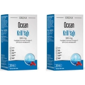 Ocean Krill Oil 500 mg 30 Kapsül 2 Adet