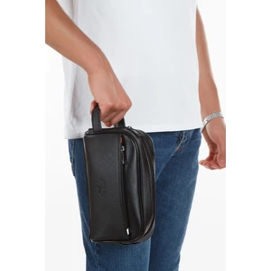 Suni Deri Erkek Traş Çantası, Günlük Kozmetik Çantası Traşlık