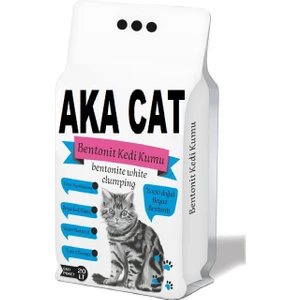 Beyaz Bentonit Doğal %100 Topaklaşan Ince Taneli Kedi Kumu 20 Lt