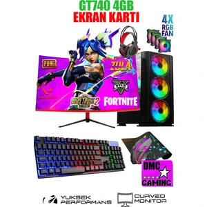 Dmc N98X ( GTA 5) İntel Core i7 860,16GB RAM,256GB SSD,GT740 4GB,23,8 Masaüstü Oyuncu Bilgisayarı