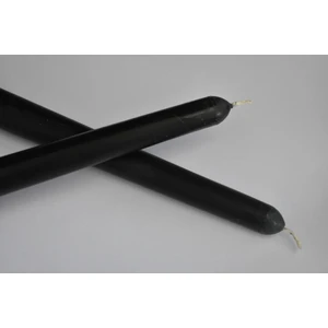 ARBUQ Concept Uzun Klasik Balmumu Şamdan Mum 25 cm Siyah Renkli-Bal Mumu