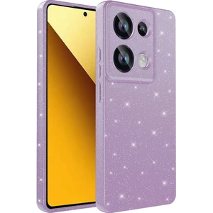 Xiaomi Poco M6 Pro 4g Kılıf Kamera Korumalı Simli Parlak Koton Silikon