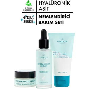 Polente Natural - Hydra Moıst Serisi - Hyalüronik Asit Nemlendirici, Dolgunlaştırı Bakım Seti