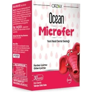 Ocean Microfer Demir Desteği 4-10 Yaş Damla 30 Ml