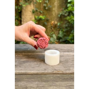 Rufus Concept Top Şakayık Tekli Silikon Mum Kalıbı