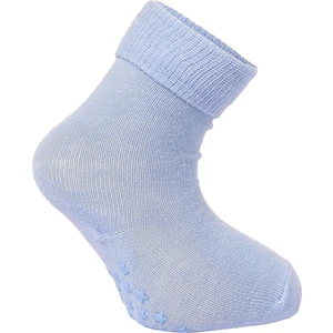 HelloBaby Düz 3lü Kıvrık Çorap Erkek Bebek