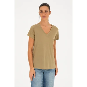 U.S. Polo Assn. Kadın Haki Elbise (Örme) 50286055-VR027