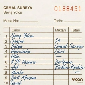 Can Yayınları Seviş Yolcu Cemal Süreya'nın Aşk Şiirleri Ciltsiz 120 Sayfa