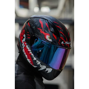 Ls2 Rapıd 2 Kaıju Mat Siyah-Kırmızı-Beyaz Kask