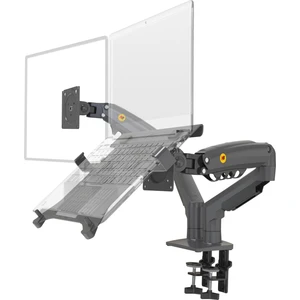 NB F160-FP Amortisörlü 17"-27" Monitör Tutucu ve 10"-17" Laptop Standı