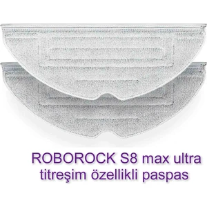 Lin Grup Roborock S8 Pro S8+ S8 Sonic Mopping Uyumlu Titreşimli Mop Paspas Bezi