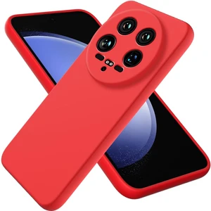 M.TK Moveteck Xiaomi Mi 14 Ultra Kılıf Kamera Korulamı Mat Hisli Içi Kadife Yumuşak Dokulu Lansman Renkli Silikon